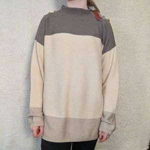 Nordstrom Red Label Cyrus Stripe Tunic Sweater